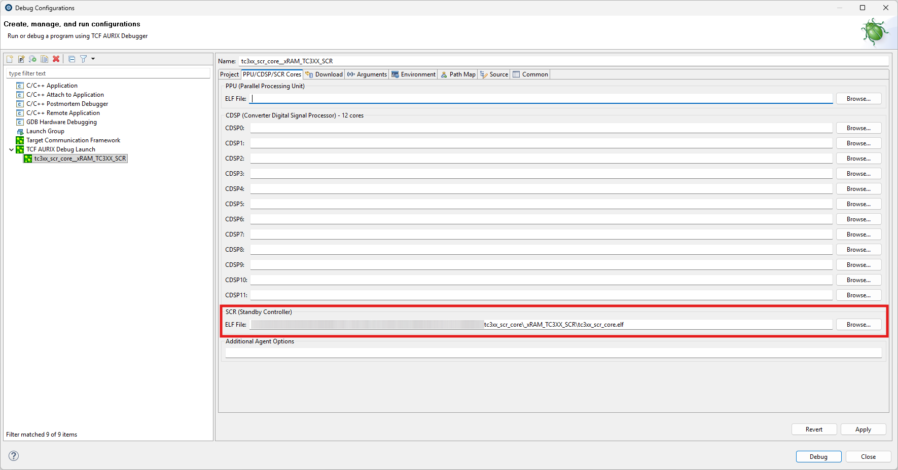 SCR Executable Setup